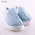 Anti static esd cleaning pu sole blue shoes
