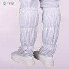 Pharmaceutical PVC sole work shoes safety booties anti-static ESD cleanroom long height Boots